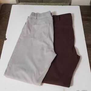 (2) Pull on Pants Skinny leg by Faded Glory Size 8-10